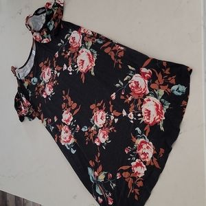 Cold shoulder sheath dress with pockets!